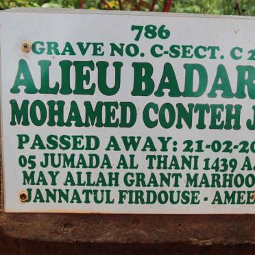 CONTEH Alieu Badara Mohamed -2018