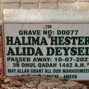 DEYSEL Halima Hester Alida -2021