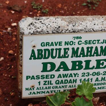 DABLE Abdule Mahamud -2020