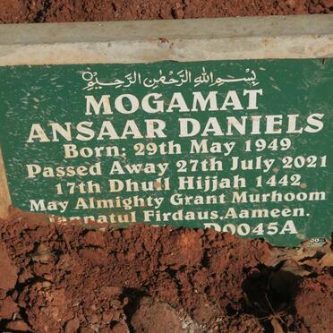 DANIELS Mogamat Ansaar 1949-2021