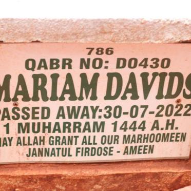 DAVIDS Mariam -2022