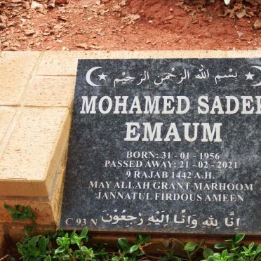 EMAUM Mohamed Sadek 1956-2021