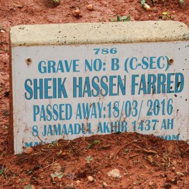 FARRED Sheik Hassen -2016