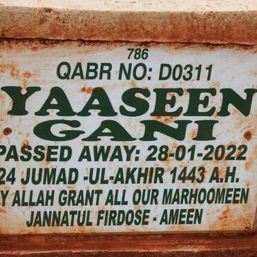 GANI Yaaseen -2022