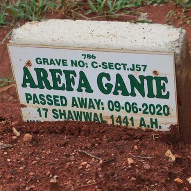 GANIE Arefa -2020