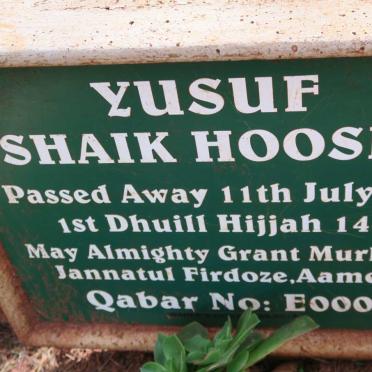 HOOSEN Yusuf Shaik -2021