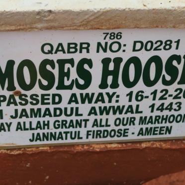 HOOSEN Moses -2021