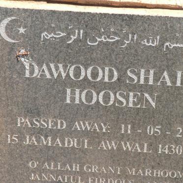 HOOSEN Dawood Shaik -2009