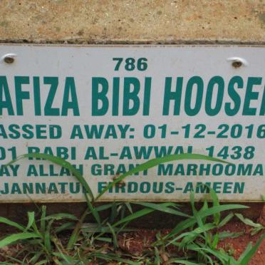 HOOSEN Hafiza Bibi -2016