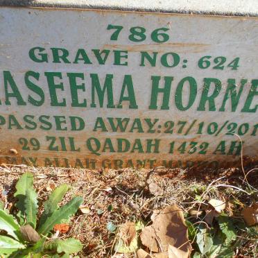 HORNER Naseema -2011