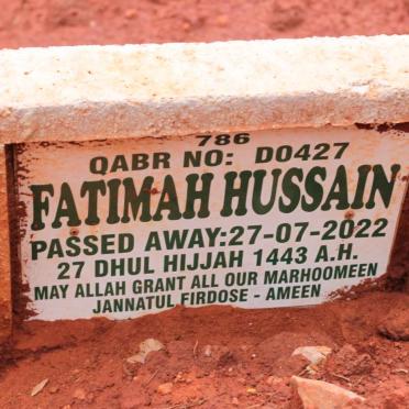 HUSSAIN Fatimah -2022