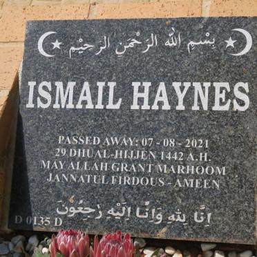HAYNES Ismail -2021