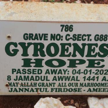 HOPE Gyroenesa -2020