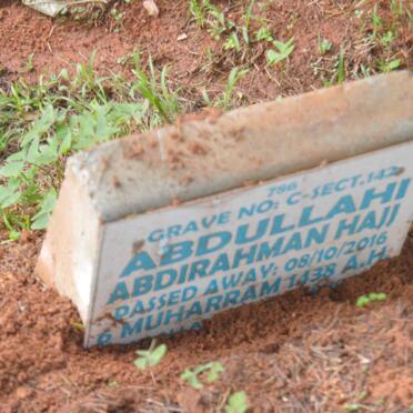 HAJJ Abdullahi Abdirahman -2016