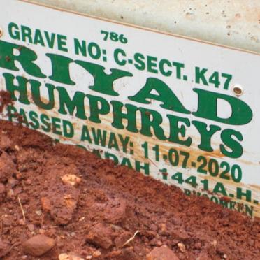 HUMPHREYS Riyad -2020