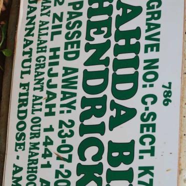 HENDRICKS Sahida Bibi -2020