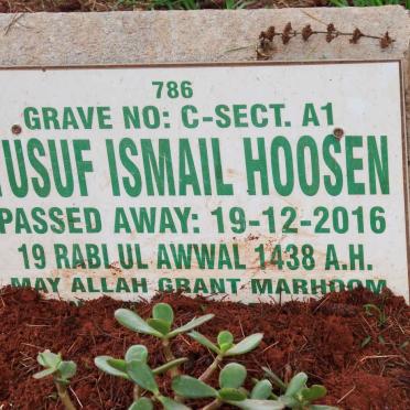 HOOSEN Yusuf Ismail -2016
