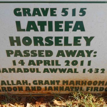 HORSELEY Lariefa -2011