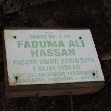 HASSAN Faduma Ali -2015