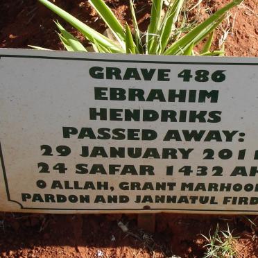 HENDRIKS Ebrahim -2011