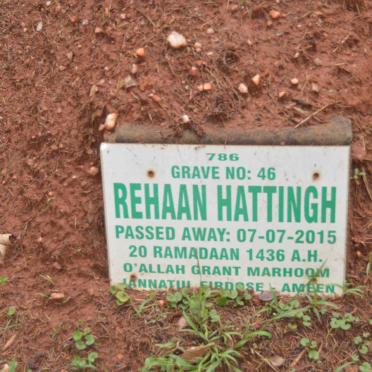 HATTINGH Rehaan -2015