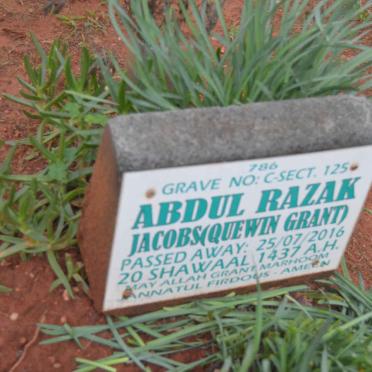 JACOBS Abdul Razak -2016