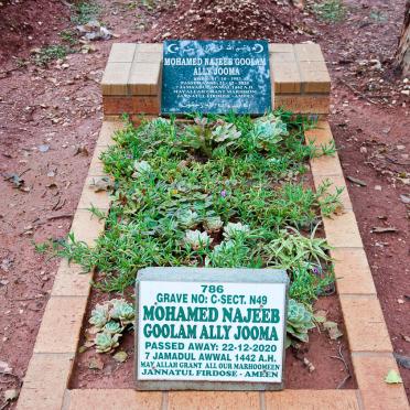 JOOMA Mohamed Najeeb Goolam Ally 1953-2020