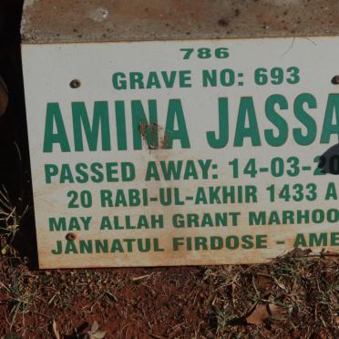 JASSAT Amina -2012