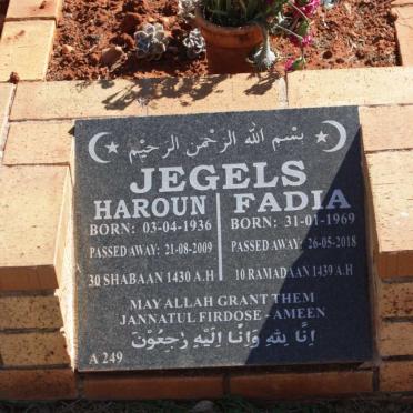 JEGELS Haroun 1936-2009 :: JEGELS Fadia 1969-2018