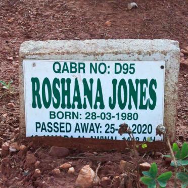 JONES Roshana 1980-2020