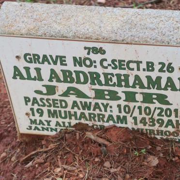 JABIR Ali Abrehaman -2017