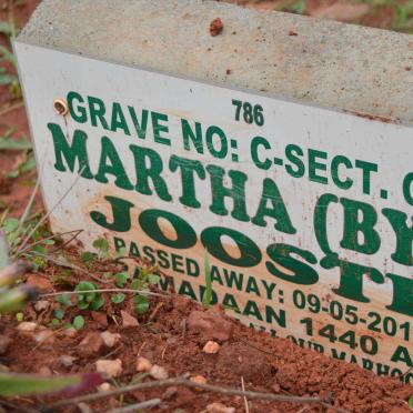 JOOSTE Martha -2019