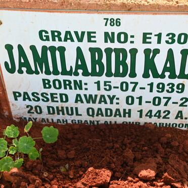 KALOO Jamilabibi 1939-2021