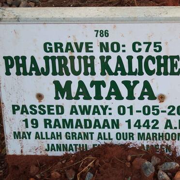 KALICHERO Mataya Phajiruh -2021