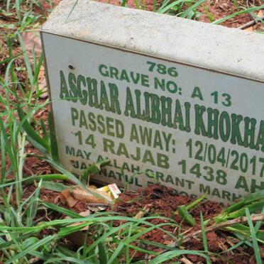 KHOKHAR Asghar Alibhai -2017