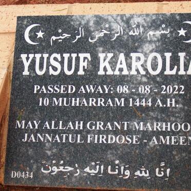 KAROLIA Yusuf -2022