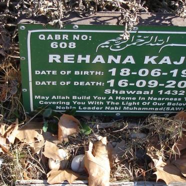 KAJEE Rehana 1949-2011