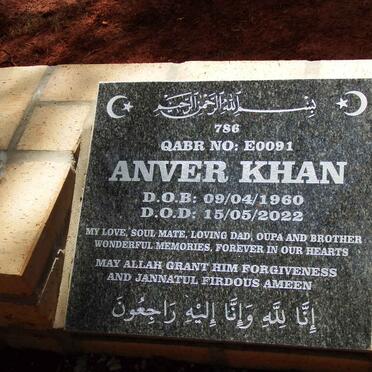 KHAN Anver 1960-2022