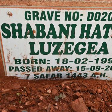 LUZEGEA Shabani Hatibu 1996-2021
