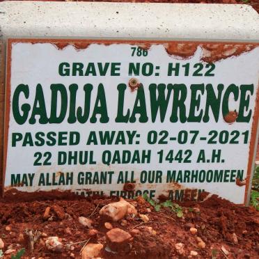 LAWRENCE Gadija -2021