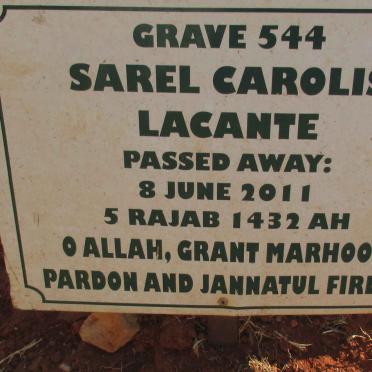 LACANTE Sarel Carolis -2011