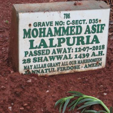 LALPURIA Mohammed Asif -2018