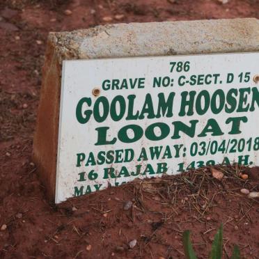 LOONAT Goolam Hoosen -2018