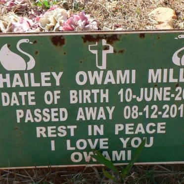 MILLIE Hailey Owami 2015-2016