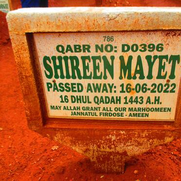 MAYET Shireen -2022