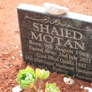 MOTAN Shaied 1964-2021