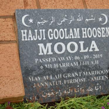 MOOLA Hajji Goolam Hoosen -2019