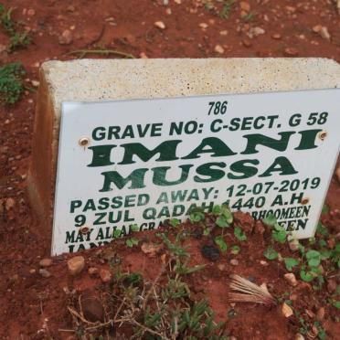 MUSSA Imani -2019