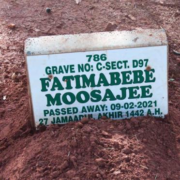 MOOSAJEE Fatimabebe -2021