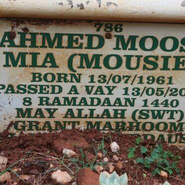 MIA Ahmed Moosa 1961-2019